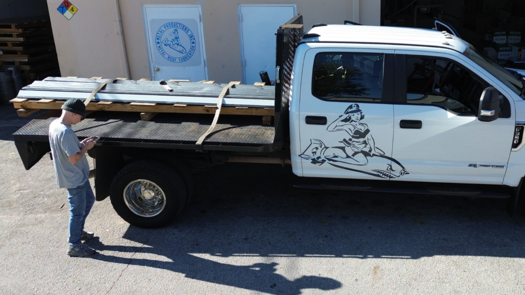 custom metal fabrication process for commercial construction